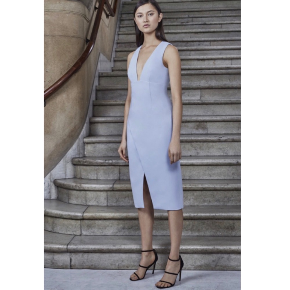 NEW NWT Keepsake Enough Space Midi Dress SZ L